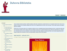 Tablet Screenshot of duhovnabiblioteka.rs